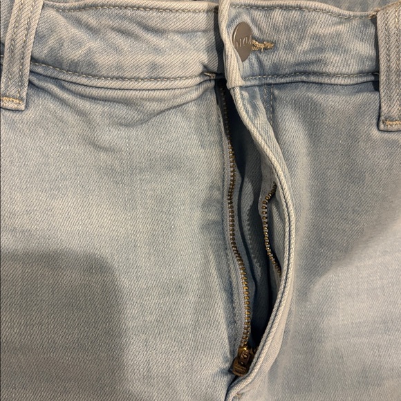 NYDJ Womens Zoey Distressed Jean Short 14 - Picture 3 of 6